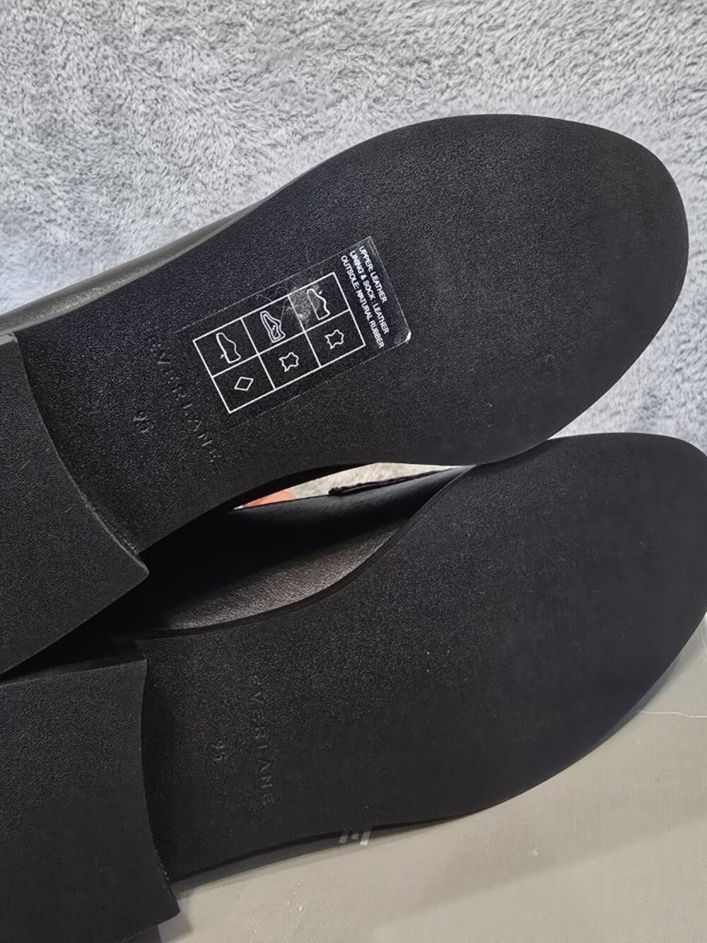 Everlane Modern Loafer Black Leather Women's Sizes NEW Classic Preppy - Picture 11 of 16